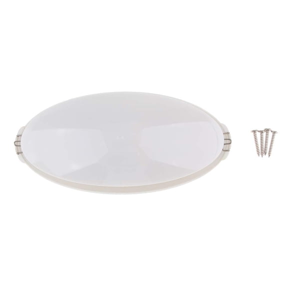 Waterproof Oval Sauna Lamp Heat Safe Acrylic Ceiling Lighting for Spa Area