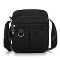 thumbnail image 1 of Waterproof Oxford Crossbody Bag for Women, Multi-Pocket Nylon Shoulder Purse with Adjustable Strap, Lightweight Anti-Theft Travel Messenger Bag(Black), 1 of 5