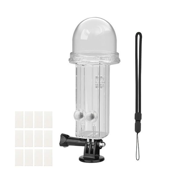 Waterproof PC Case for DJI Osmo Pocket 3 Up to 40m Depth, Dual Connection Ports, Anti-Fog Sheet Underwater Photography