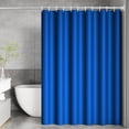 thumbnail image 1 of Waterproof PEVA Shower Curtain with Hooks, No Holes Needed, Bathroom Partition, 180x120cm, 1 Curtain 9 Hooks, 1 of 9