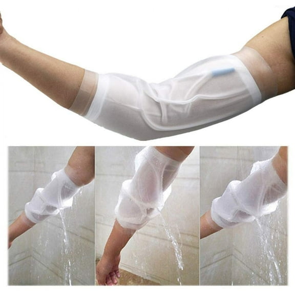 Waterproof PICC Line Shower Protector for Chemotherapy Shower & Bath, for Adult, Clear