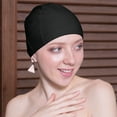 thumbnail image 1 of Waterproof PU Bathing Cap For Men & Women, High Elastic & Breathable, Protects Hair From Chlorine & Salt Water, Soft Ear Cover, Suitable For Hot Spring & Spa, 1 of 6