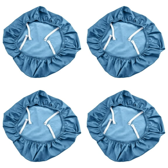 Waterproof PU Dining Chair Seat Covers Set of 4, Soft Removable Washable Seat Covers for Dining Chairs, Dining Room Seat Cover Protector