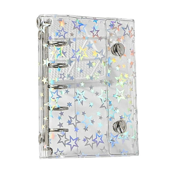Waterproof PVC Binder Cover for Loose Leaf Notebooks, Journals, Sketchbooks - A7, A6 Sizes, Double-Lock Design, Refillable & Portable