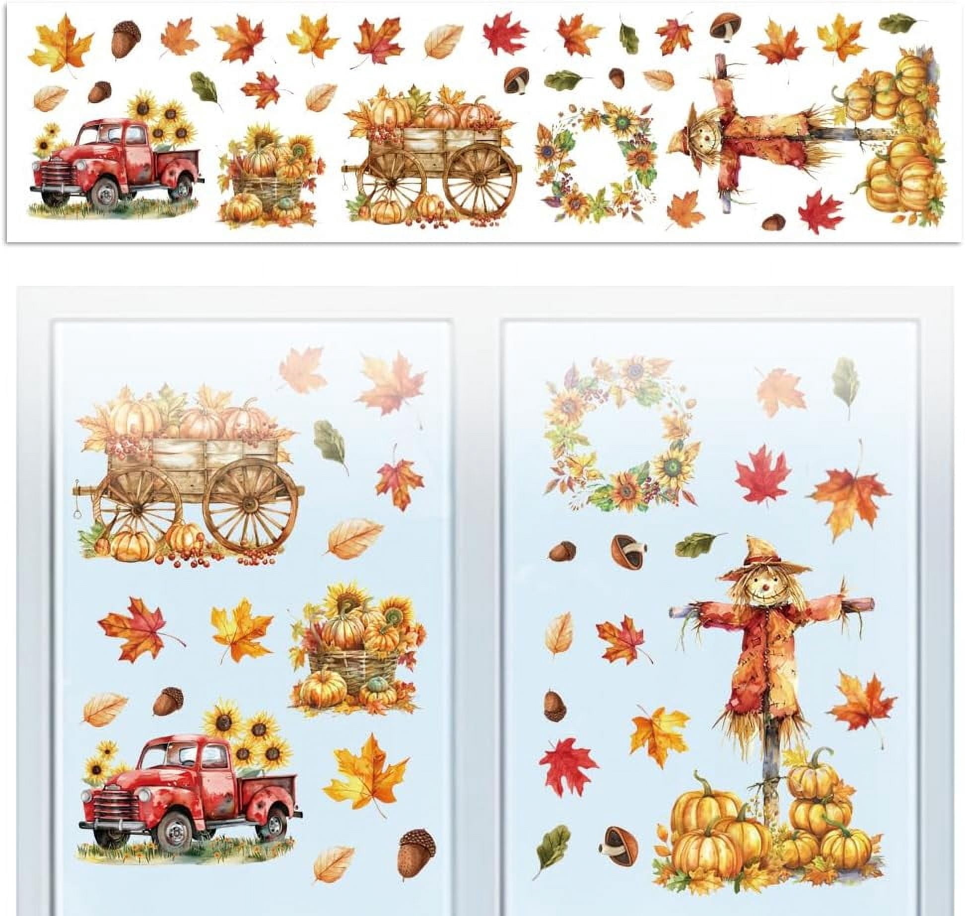 Color Window Decals Waterproof PVC Colored Laser Stained Window Film Static Stickers ...