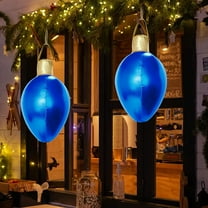 Waterproof PVC Inflatable Christmas Ball Decoration with Built-in Lights for Outdoor Holiday Display