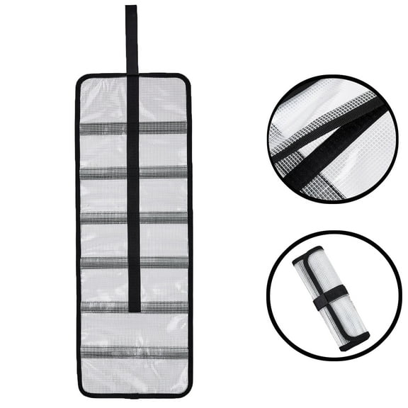 GOGHOST Waterproof PVC Roll-Up Bait Bag, Portable, Suitable for marine/shore Fishing Gear Organizer,1pcs