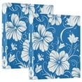 thumbnail image 1 of Iauyy PVC Round Ring Binders, 200 Page Capacity, 2 Pack，Flower Pattern, 1 of 8