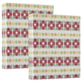 thumbnail image 1 of Waterproof PVC Round Ring Binder - D-Rings Clipboard, 200 Page Capacity (1 or 2-Pack), Ideal for Office , Home and School，Red Flowers, 1 of 8