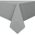 thumbnail image 1 of Waterproof PVC Tablecloth Rectangle, Outdoor Oil Spill Proof Stain Resistant Vinyl Table Cloth, Wipe Clean Plastic Table Covers for Kitchen/Dining/Parties, Light Grey, 1 of 4
