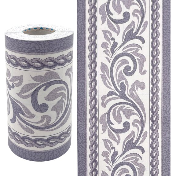 Waterproof PVC Wall Border Peel & Stick Decor 4 Inch x 32.8 Feet