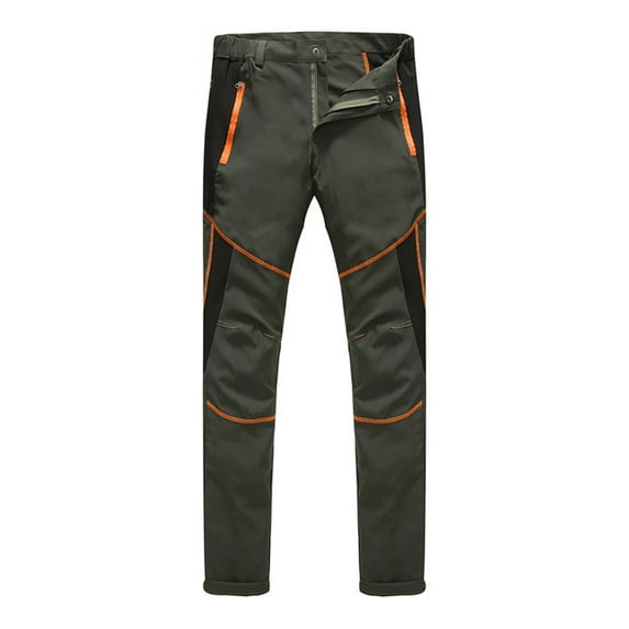 Waterproof Pants Womens Zip Off Hiking Pants with Pockets Relaxed Fit Straight Legs Stretch Cargo Workwear Outdoor Training Jogging Bottoms Casual Trousers for Hiking