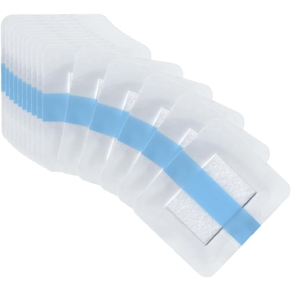 Waterproof Wound Dressing Pads Adhesive Bandage, 15 Count