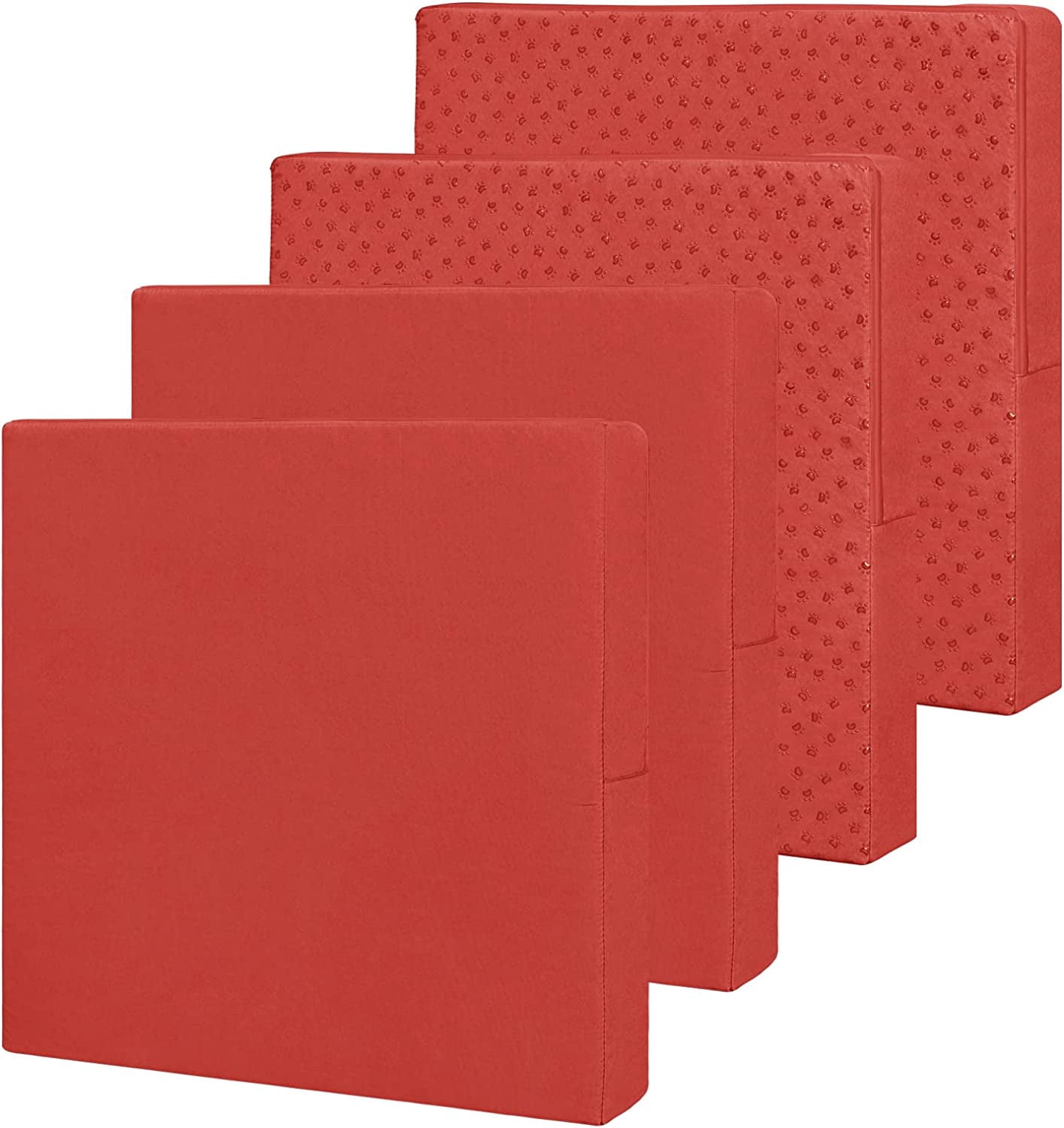 Waterproof Patio Cushion Covers 20 x 18 x 4 Inch 4 Pack Non-Slip ...