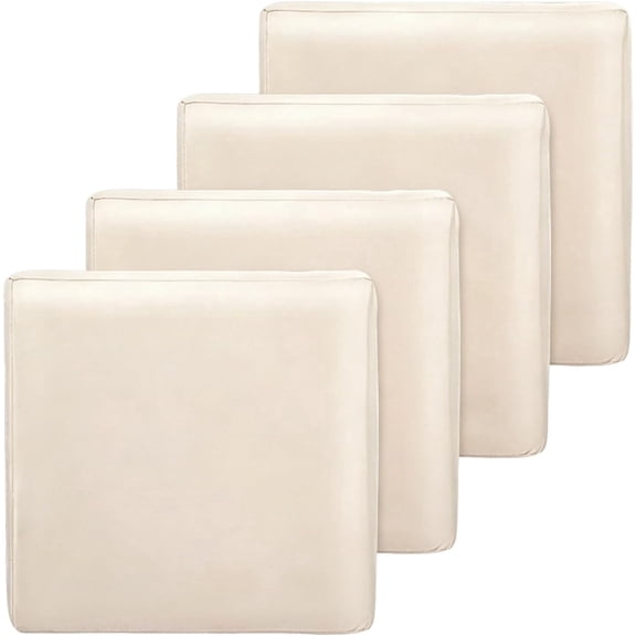 Thankyall Patio Cushion Covers Only 22x20x4 inch 4 Pack Waterproof Outdoor Cushion Covers Outdoor Seat Cushion Slipcover with Zipper