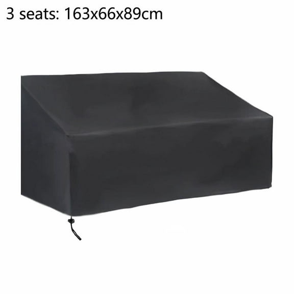 Waterproof Patio Loveseat Cover Outdoor Sofa Protector, PVC Dust & Water-Resistant Bench Cover