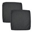 thumbnail image 1 of Waterproof Patio Seat Cushion Covers Set of 2 Washable Replacement Slipcovers, Outdoor Furniture Chair Pillow Covers with Ties for Sectional Sofa Wicker Garden Deep Seat Cushions 24x24 Inch, 1 of 3