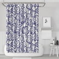 thumbnail image 1 of Waterproof Pattern with Grapes Leaves Shower Curtain 72x72 Inch Boho Style Polyester Unique Shower Curtain for Bathroom Hotel Home Decor with 12 Plastic Hooks, 1 of 5