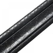 Orchip Black, Waterproof Peel and Stick Wallpaper Removable Self Adhesive Tiles Sticker Molding Trima