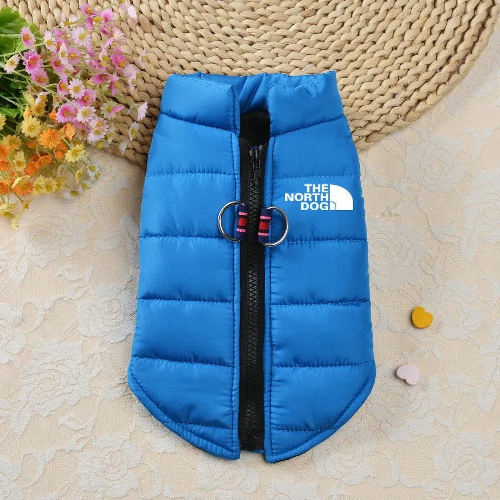 Waterproof Pet Clothes Winter Warm Jackets Coats Zipper Design French ...