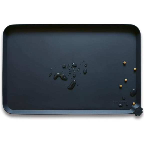 Waterproof Pet Feeding Mats with High Lips - Multiple Size and Colors for Dogs, Cats & Others-G