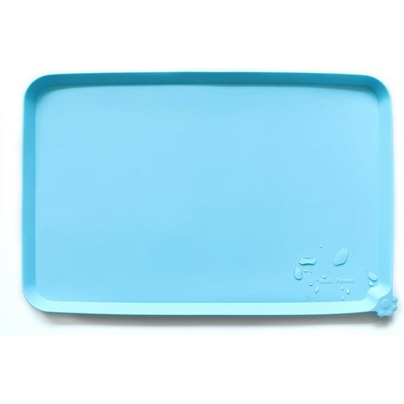 Waterproof Pet Feeding Mats with High Lips - Multiple Size and Colors for Dogs, Cats & Others-G