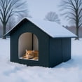 thumbnail image 1 of Waterproof Pet House under $5! CQCYD Waterproof Outdoor Dog House with Insulation - Foldable Aluminum Foil Kennel Bed for Small Medium Large Dogs Cats, 1 of 9