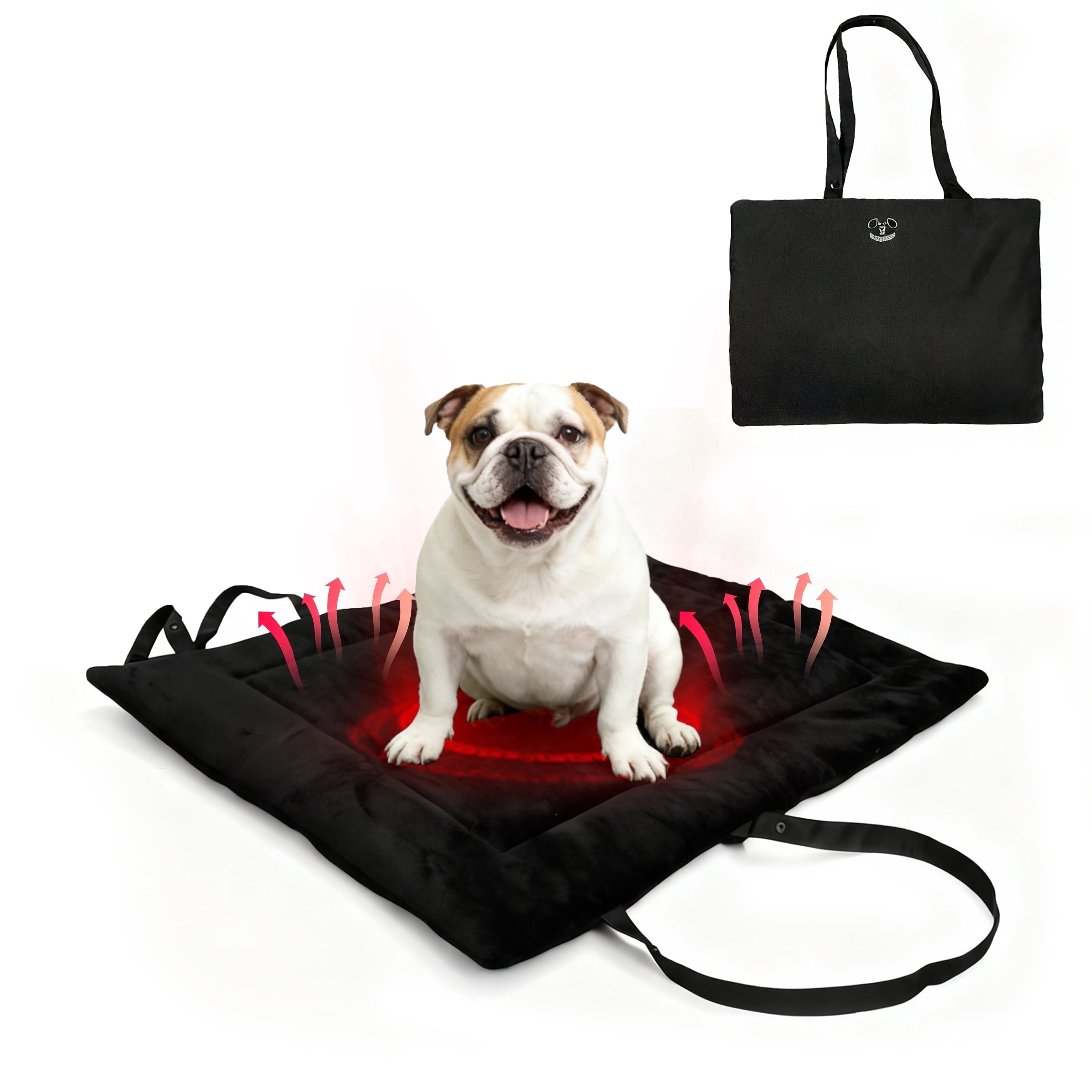 Waterproof Pet Mat, Portable Outdoor Dog Mat for Camping Sleeping, Pet Cushion Pad with Handle for Small Dogs, Outdoor Training Dog Bed for Puppies