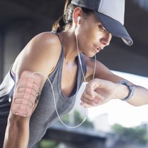 Waterproof Phone Arm Bag, Reflective Running Armband, Universal 7 Fitness Phone Holder, Sweatproof Cycling/Hiking Accessory