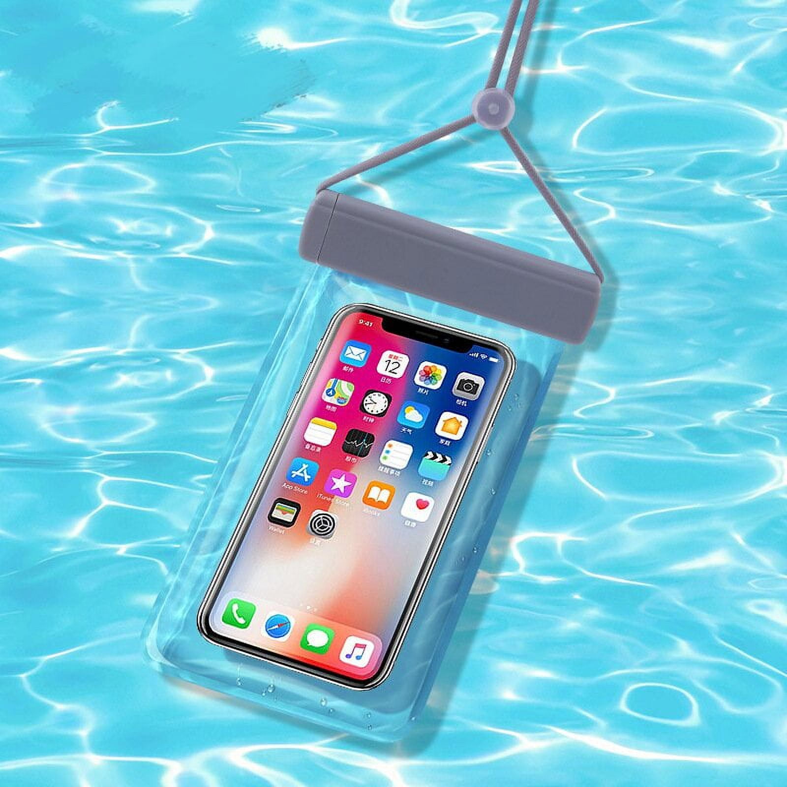 Waterproof Phone Bag IPX8 Cell Phone Pouch for Swimmers Divers Beach
