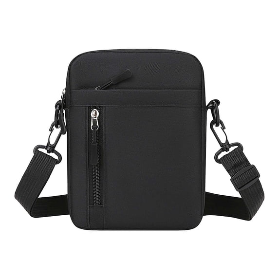 Waterproof Phone Bag for Men Crossbody Shoulder Bag Nylon Travel Bag 15 cm x 5.5 cm x 20 cm with Dedicated Phone Pocket