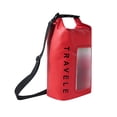 thumbnail image 1 of Waterproof Phone Bag with Clear Window - Large Beach Bag for Swimming, PVC Crossbody Bag with Adjustable Strap, 39 x 20 x 13 cm, 1 of 6