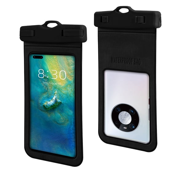 Waterproof Phone Case – IPX8 Dry Bag with Detachable Lanyard, Fits Phones up to 7.2", for Swimming, Beach, Kayaking, Compatible with iPhone & Samsung (Up to 6 Plus/10+/S21)