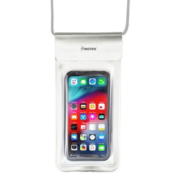 Waterproof Phone Case Pouch Dry Bag for iPhone 12 11 Pro Max & more Android, Up to 6.8" x 3.5", Silver