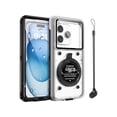 thumbnail image 1 of Waterproof Phone Case, Underwater Snorkeling Diving Phone Case, Universal Self-Check Water Proof Case Up to 6.9 Inch for iPhone 15/14/13/12/11 and Samsung S24/S23/S22/Google Series - Black, 1 of 7