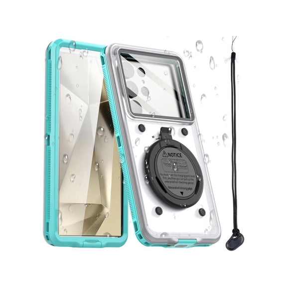 Waterproof Phone Case, Universal Self-Check Function Underwater Pouch Dry Bag Beach Travel Essentials Tech Gadgets for iPhone 15 14 13 11 12/Samsung S24/LG,Google/Xiaomi/Motorola