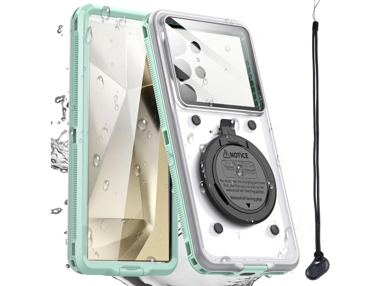 Waterproof Phone Case, Universal Self-Check Function Underwater Pouch Dry Bag Beach Travel Essentials Tech Gadgets for iPhone 15 14 13 11 12/Samsung S24/LG,Google/Xiaomi/Motorola