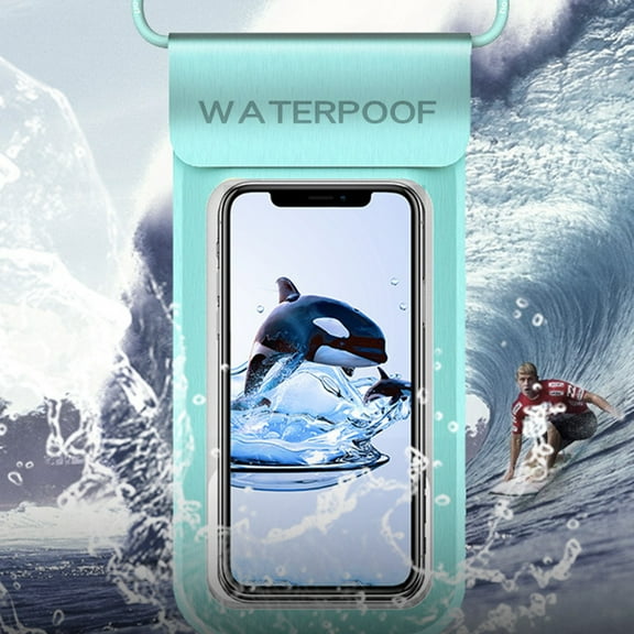 Waterproof Phone Case Universal Sensitive Touch Screen Portable Hanging Neck Underwater Phone Pouch Dry Bag for Diving
