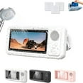 thumbnail image 1 of Waterproof Phone Holder with Speaker, Shower Phone Holder Waterproof, Shower Phones Holder with Wireless Bluetooth Speaker with 360 Rotation Ipx4 Waterproof (White), 1 of 10