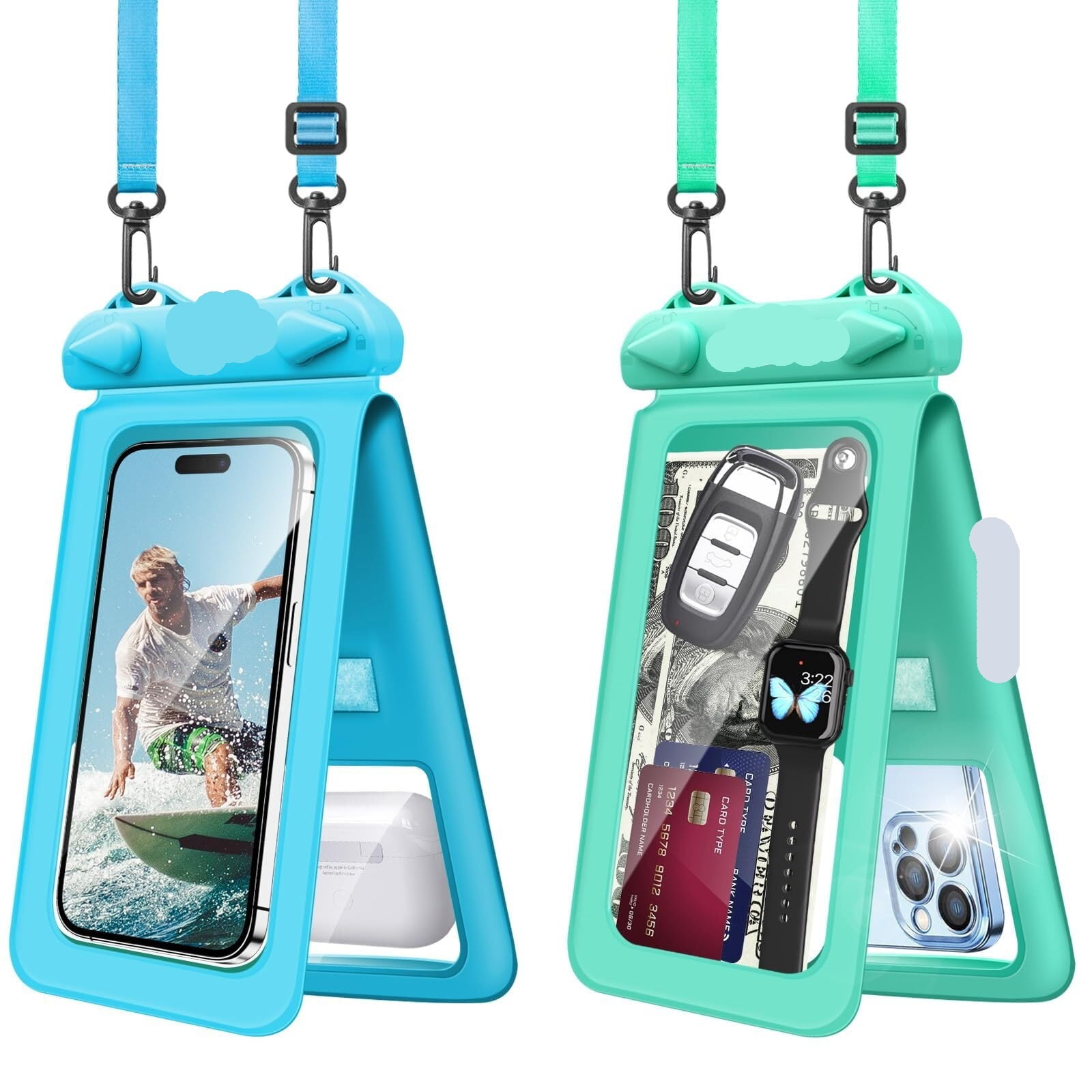 (未使用･未開封品)　DRY PAK DP-58W White/Gray 5 x 8 Game Player Smart Phone Case by Dry-Pak 60wa65s Drypak