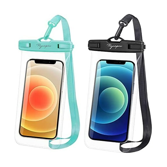 Waterproof Phone Pouch Bag - 7.5in Waterproof Phone Case for Beach Travel Must Haves, IPX8 Dry Bag with Lanyard for iPhone 16 15 Pro Max Galaxy S24+ S23 Pixel 8a, Cruise Essentials