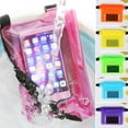 thumbnail image 1 of Waterproof Phone Pouch Fanny Pack Large Water Proof Cell Holder with Waist Strap, Beach Essentials Small Dry Bag Case Wallet Key Protector Compatible for Plus Samsung Galaxy, 1 of 8