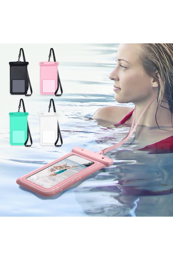 Waterproof Phone Pouch Floating Dry Bag for Swimming Rafting Beach Camping Outdoor Activities with Clear Touchscreen and Secure Seal for Smartphones At Water Parks and Pool Parties Topliu