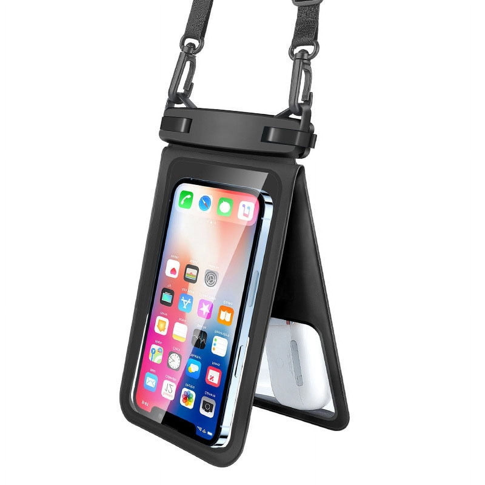 Waterproof Phone Pouch, IPX8 Double Storage Waterproof Phone Case