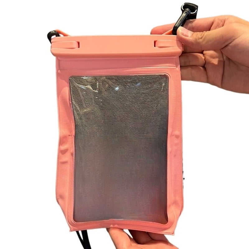 Waterproof Phone Pouch, IPX8 Floating Dry Bag with Touchscreen for Swimming Kayaking Beach, Large Capacity