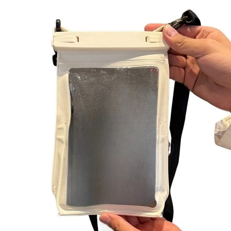 Waterproof Phone Pouch, IPX8 Floating Dry Bag with Touchscreen for Swimming Kayaking Beach, Large Capacity