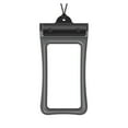 thumbnail image 1 of Waterproof Phone Pouch - IPX8 Floating Phone Case with Lanyard - Touchscreen Dry Bag for Swimming, Snorkeling, and Beach ( Black ), 1 of 6
