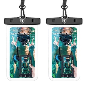 Waterproof Phone Pouch with Lanyard, [2 Pack] Cell Phone Underwater Dry Bag Case for iPhone 14 13 12 11 Pro Max XS XR 8 7, Samsung Galaxy S23 Ultra S22 S21+ S20 S10 A03S A14 A54 5G A32 A42 A52-Clear