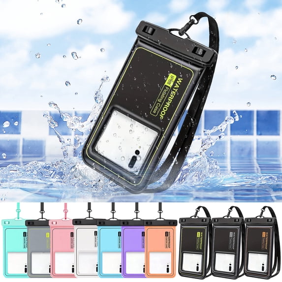 Waterproof Phone Pouch for Outdoor Activities Like Hiking, Travel, and Swimming, Touchscreen Compatible Dry Bag to Keep Smartphone Safe from Water Damage During Adventures