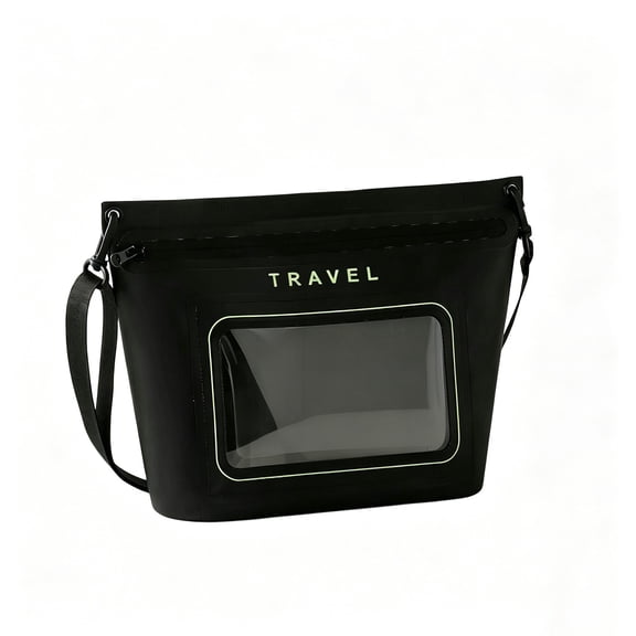 Waterproof Phone Pouch With Strap, Sealed Zipper Bag For Swimming And Beach, Transparent Touch Screen Compatible Organizer, Durable PVC Waterproof Storage Bag